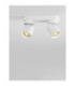 Amecy Twin Ceiling Spotlight Sandy White GU10 2x10W-5