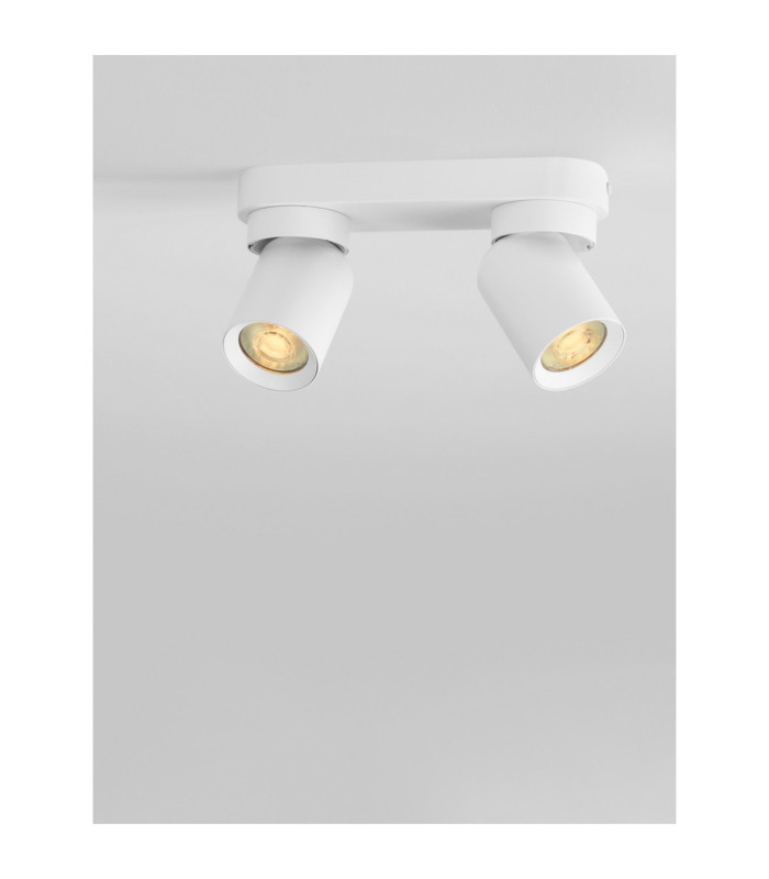 Amecy Twin Ceiling Spotlight Sandy White GU10 2x10W-5