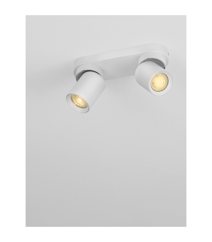 Amecy Twin Ceiling Spotlight Sandy White GU10 2x10W-6