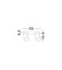 Amecy Twin Ceiling Spotlight Sandy White GU10 2x10W-7