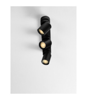 Amecy Ceiling Spotlight Bar Sandy Black GU10 3x10W-2