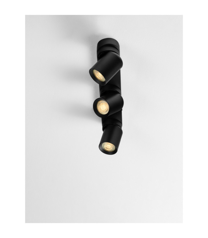 Amecy Ceiling Spotlight Bar Sandy Black GU10 3x10W-2