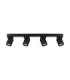 Amecy Ceiling Spotlight Bar Sandy Black GU10 4x10W-1