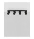 Amecy Ceiling Spotlight Bar Sandy Black GU10 4x10W-3