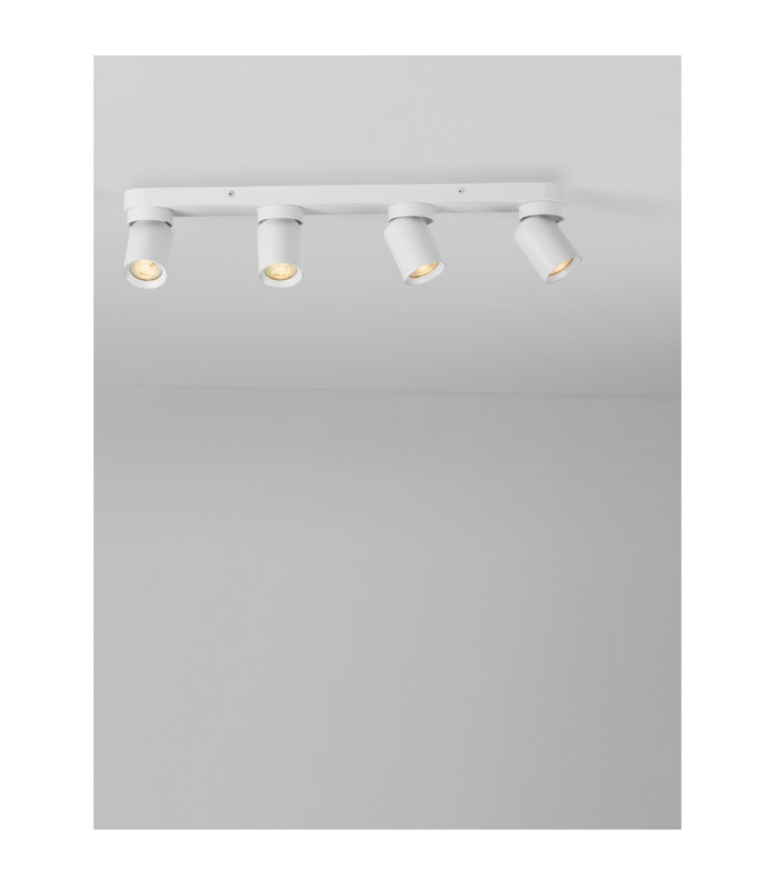 Amecy Ceiling Spotlight Bar Sandy White GU10 4x10W-5