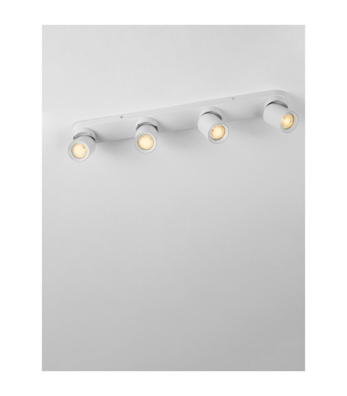 Amecy Ceiling Spotlight Bar Sandy White GU10 4x10W-6