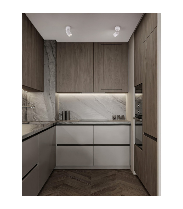 Esto Single Spotlight Sandy White GU10 1x10W-2