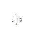 Esto Single Spotlight Sandy White GU10 1x10W-7