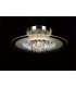 Flush Ceiling Round 4 Light Polished Chrome, Glass, Crystal - 2