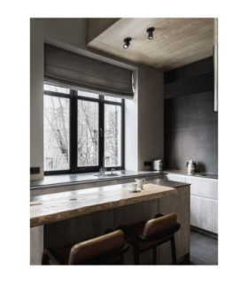 Esto Single Spotlight Sandy Black GU10 1x10W-2