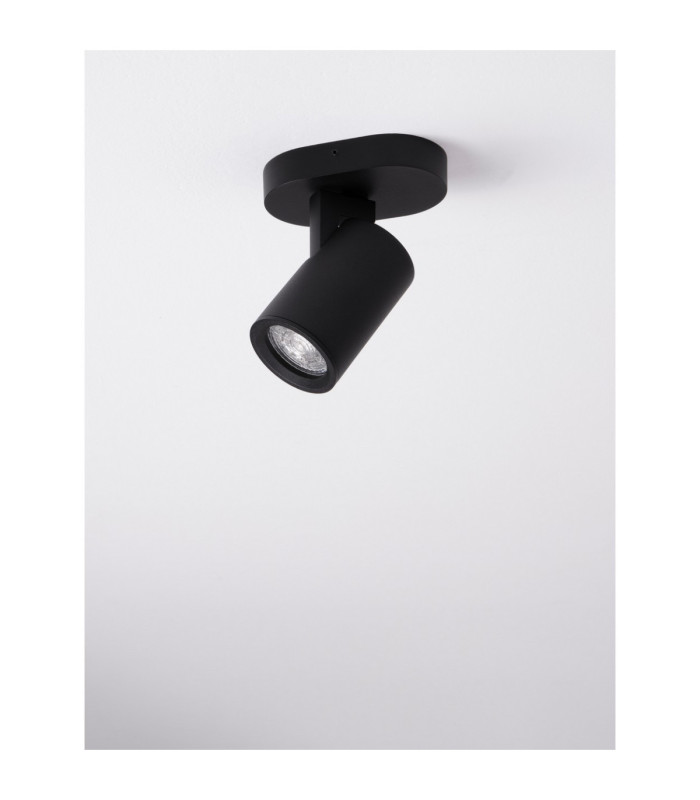 Esto Single Spotlight Sandy Black GU10 1x10W-3