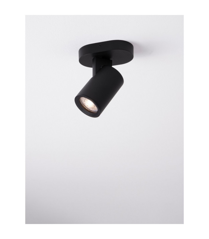 Esto Single Spotlight Sandy Black GU10 1x10W-4