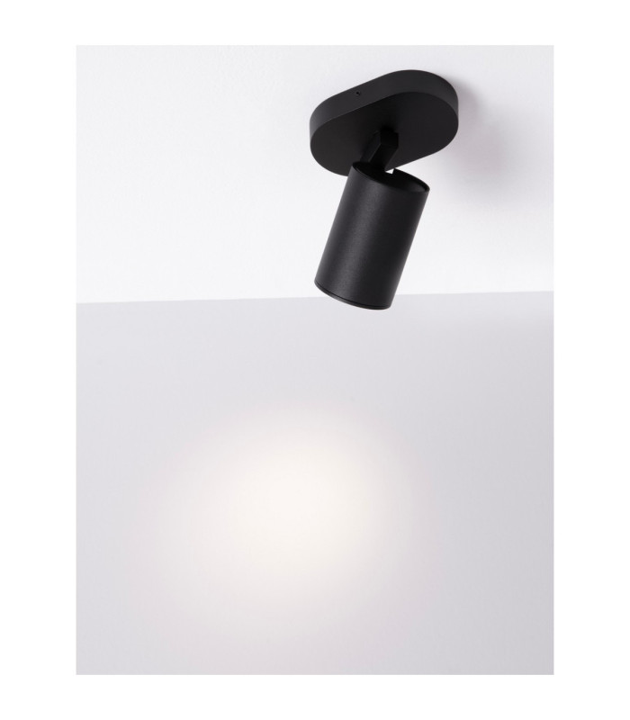 Esto Single Spotlight Sandy Black GU10 1x10W-5