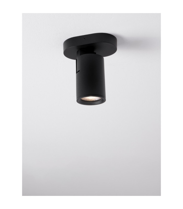 Esto Single Spotlight Sandy Black GU10 1x10W-6