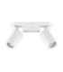 Esto Twin Ceiling Spotlight Sandy White GU10 2x10W-1