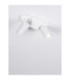 Esto Twin Ceiling Spotlight Sandy White GU10 2x10W-3