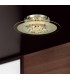 Flush Ceiling Round 6 Light Polished Chrome, Glass, Crystal - 2
