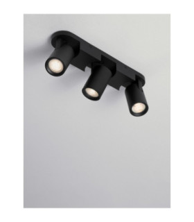 Esto Ceiling Spotlight Bar Sandy Black GU10 3x10W-2