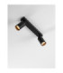Reig Twin Ceiling Spotlight Sandy Black GU10 2x10W-2