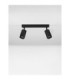 Reig Twin Ceiling Spotlight Sandy Black GU10 2x10W-3