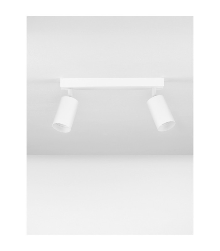 Reig Twin Ceiling Spotlight Sandy White GU10 2x10W-4