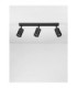 Reig Ceiling Spotlight Bar Sandy Black GU10 3x10W-3