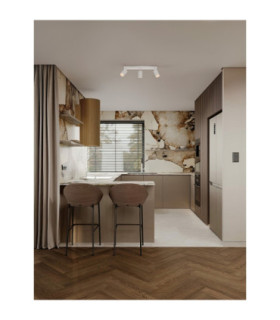 Reig Ceiling Spotlight Bar Sandy White GU10 3x10W-2