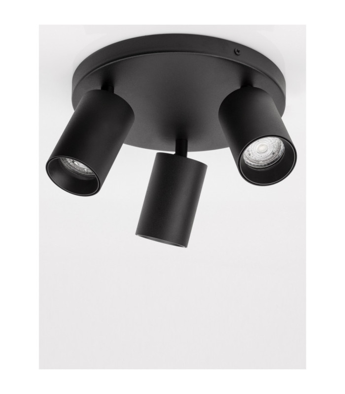 Tod Ceiling Spotlight Clusters Sandy Black GU10 3x10W-3