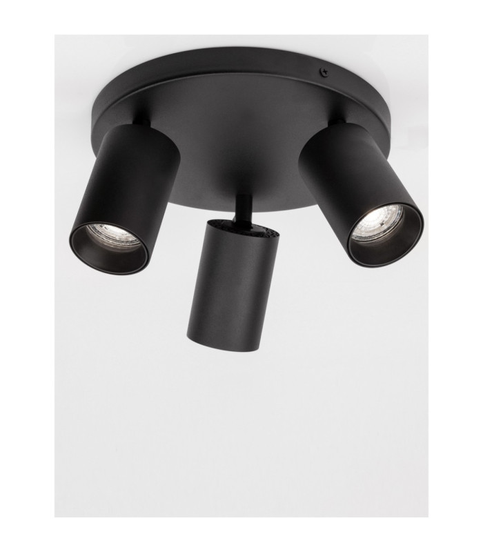 Tod Ceiling Spotlight Clusters Sandy Black GU10 3x10W-4