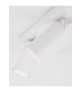 Tod Twin Ceiling Spotlight Sandy White GU10 2x10W-2