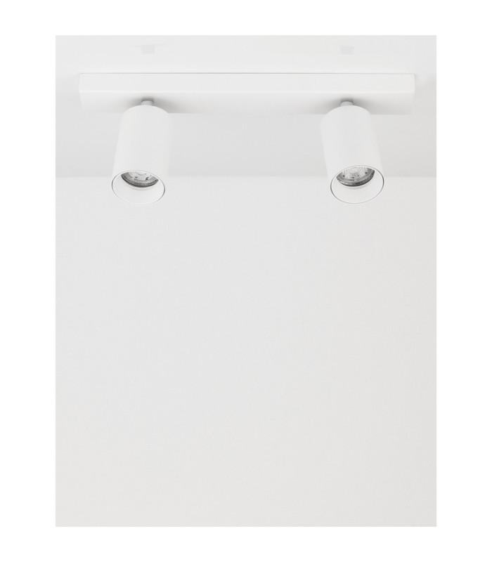 Tod Twin Ceiling Spotlight Sandy White GU10 2x10W-3