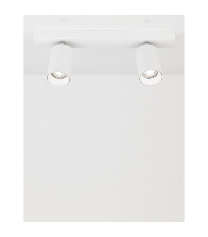 Tod Twin Ceiling Spotlight Sandy White GU10 2x10W-4