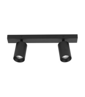 Tod Twin Ceiling Spotlight Sandy Black GU10 2x10W-1