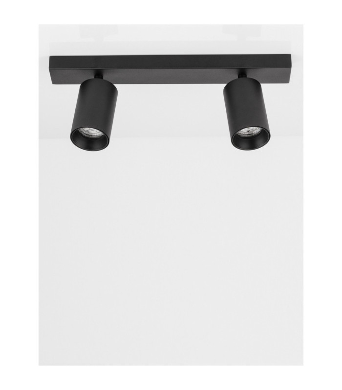 Tod Twin Ceiling Spotlight Sandy Black GU10 2x10W-3