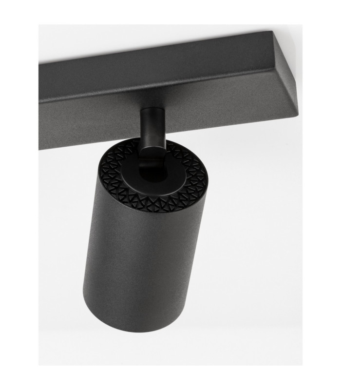 Tod Twin Ceiling Spotlight Sandy Black GU10 2x10W-7