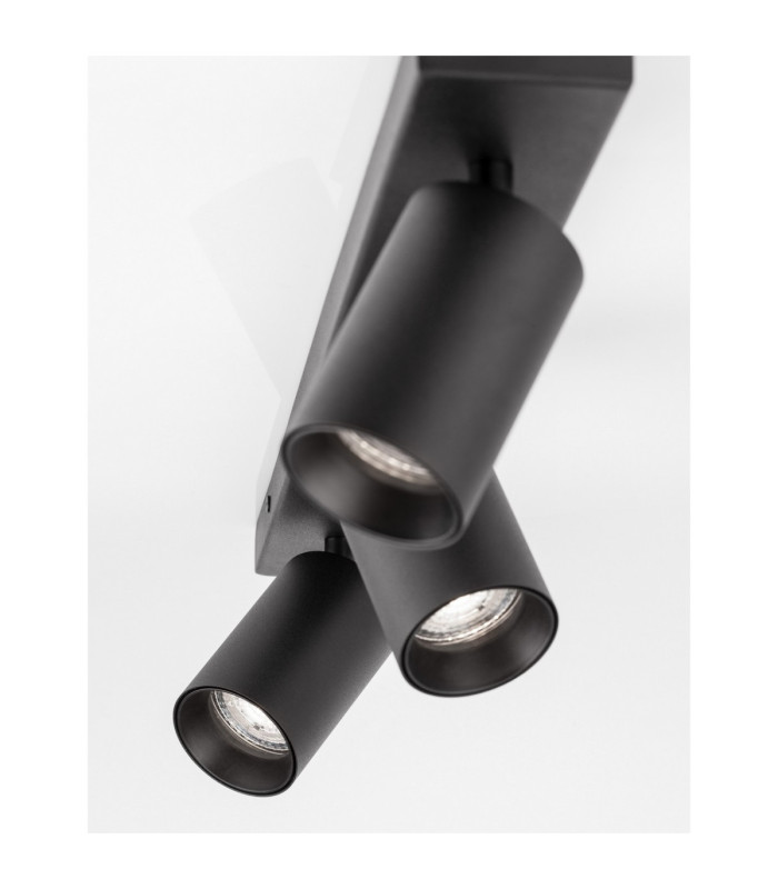 Tod Ceiling Spotlight Bar Sandy Black GU10 3x10W-6