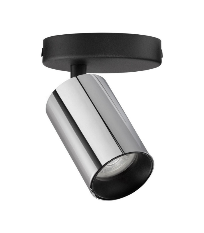 Inus Single Spotlight Black Chrome GU10 1x10W-1