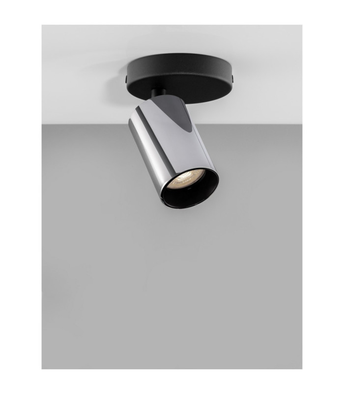 Inus Single Spotlight Black Chrome GU10 1x10W-2