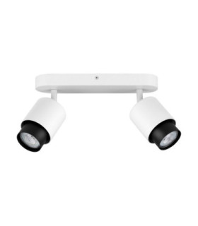 Ison Twin Ceiling Spotlight Sandy White GU10 2x10W-1