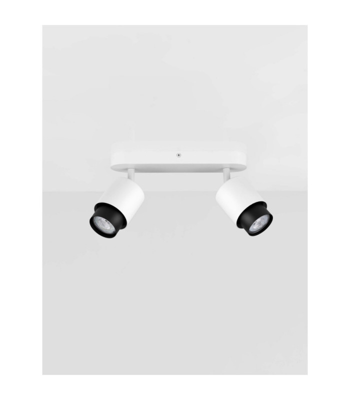 Ison Twin Ceiling Spotlight Sandy White GU10 2x10W-3
