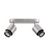 Ison Twin Ceiling Spotlight Satin Nickel GU10 2x10W-1