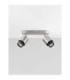 Ison Twin Ceiling Spotlight Satin Nickel GU10 2x10W-3
