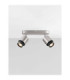 Ison Twin Ceiling Spotlight Satin Nickel GU10 2x10W-4