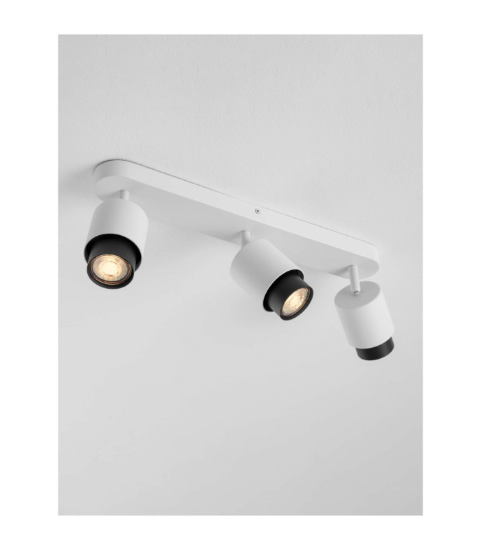 Ison Ceiling Spotlight Bar Sandy White GU10 3x10W-5