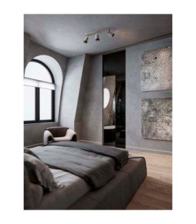 Ison Ceiling Spotlight Bar Satin Nickel GU10 3x10W-2