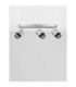 Ison Ceiling Spotlight Bar Satin Nickel GU10 3x10W-3