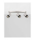 Ison Ceiling Spotlight Bar Satin Nickel GU10 3x10W-4