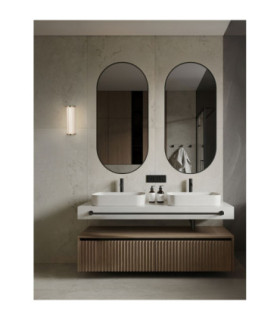 Vitree Bathroom Wall Lamp Brushed Gold LED 11W 888lm IP44 3000-4000K CCT-2