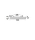 Misty Bathroom Wall Lamp Sandy Black LED 14W 910lm IP44 3000-4000K CCT-8