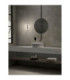 Misty Bathroom Wall Lamp Round Sandy Black LED 7W 455lm IP44 3000-4000K CCT-2
